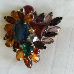 Vintage Julian D & E Brooch